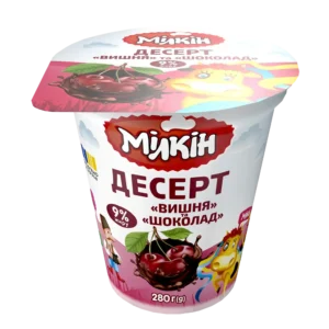 Десерт Вишня-шоколад 9% 280г
